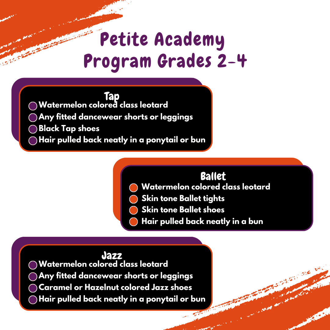 Petite Academy Program Dress Code